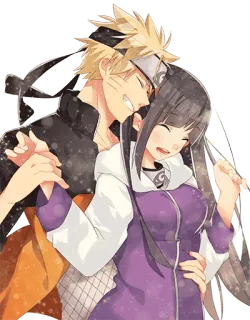 👫 82a660ba Naruto Uzumaki Naruto Anime, Casal, Amor, Naruto, Hinata telegram sticker