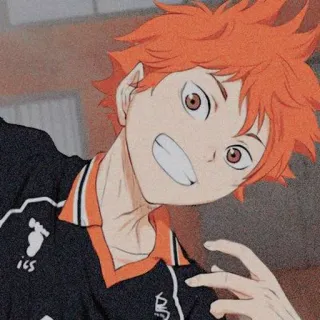 Hinata shoyo by @nexunussq whatsapp stickers