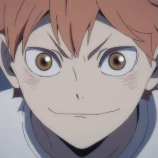 Hinata shoyo @anime_stickersidn whatsapp stickers