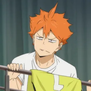 ☀️ 26f3ebf6 Hinata Haikyuu!! 动漫, 排球少年, 日向, 体育, 排球 telegram sticker