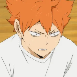 ☀️ 27e0c4e2 Hinata Shoyo Haikyuu 动漫, 排球少年, 日向, 翔阳, 排球 telegram sticker