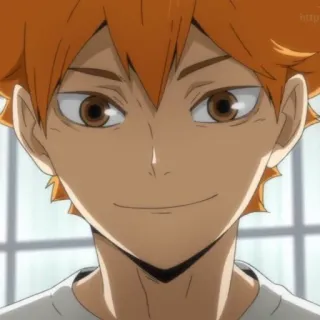 Hinata shoyo @anime_stickersidn telegram stickers