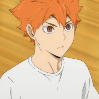 ☀️ c5e032cd Hinata Shoyo Haikyuu!! 动漫, 漫画, 排球, 日向, 翔阳 telegram sticker