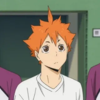 ☀️ cc900bf1 Hinata Shoyo Haikyuu!! 动漫, 排球, 角色, 运动, 排球少年 telegram sticker