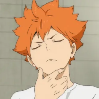 ☀️ f26708da Hinata Haikyuu!! 动漫, 排球少年, 日向翔阳, 排球, 少年, 运动番 telegram sticker