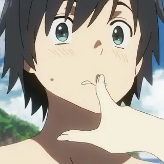 🦋 1f3c35e9 Anime, Personnage, Garçon, Doigt telegram sticker