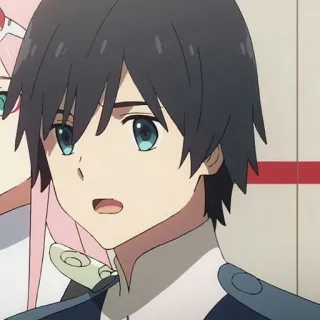 🦋 2b700633 Hiro Darling in the Franxx Anime, Personnage, Hiro, Darling in the Franxx telegram sticker