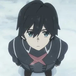 🦋 2cc704b7 Hiro Darling in the Franxx Anime, Garçon, Hiro, Darling in the Franxx telegram sticker