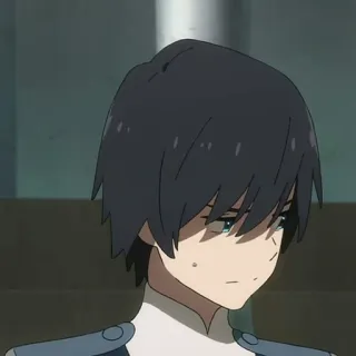 🦋 4d517629 Hiro Darling in the Franxx Anime, Hiro, Darling in the Franxx, Personnage, Animation telegram sticker
