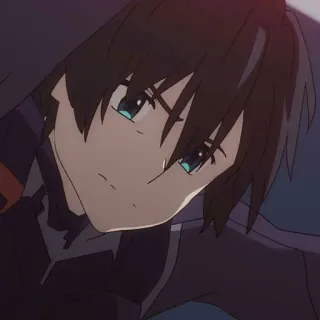 🦋 b92f4ef2 Hiro Darling in the Franxx Anime, Hiro, Darling in the Franxx telegram sticker