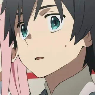 🦋 be8c45a9 Hiro Darling in the Franxx Anime, Hiro, Darling in the Franxx, Personnage, Animation telegram sticker