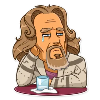 The Dude telegram stickers