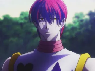 😒 787607a2 Hisoka Hunter x Hunter Аниме, Манга, Злодей, Психопат, Маг telegram sticker