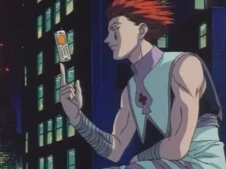 😗 907656ce Hisoka Hunter x Hunter Аниме, Хисока, Hunter x Hunter, Жонглер, Злодей, Карта telegram sticker