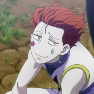 😄 98841e58 Hisoka Hunter x Hunter Аниме, Хисока, Клоун, Hunter x Hunter, Персонаж telegram sticker