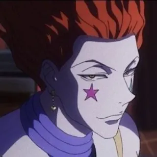🙂 9cf2c450 Hisoka Hunter x Hunter Аниме, Хисока, Hunter x Hunter, Злодей, Клоун, Маг, Звезда telegram sticker