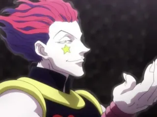 😏 9f486689 Hisoka Hunter x Hunter Аниме, Злодей, Клоун, Фокусник, Hunter x Hunter telegram sticker