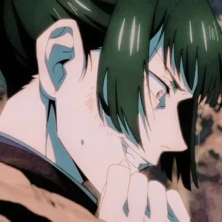 📝 82f5eb78 Аниме, Персонаж, Яростный, Злой, Бой, Выражение, Анимация, Портрет telegram sticker