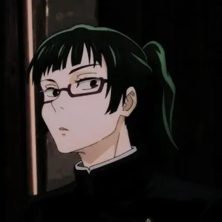 📝 94ace598 Maki Zenin Jujutsu Kaisen Аниме, Персонаж, Маки Зенин, Jujutsu Kaisen telegram sticker