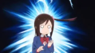 ⚡ bd57ecf2 animé, dessin animé, choquée, fille, éclair telegram sticker