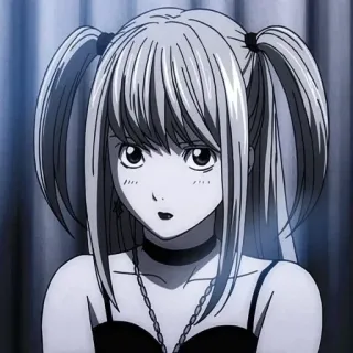 🧦 b098097f Misa Amane Death Note อนิเมะ, มังงะ, เดธโน้ต, มิสะ, มิสะ อามาเนะ telegram sticker