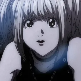 🧦 f3d23590 Misa Amane Death Note อนิเมะ, มังงะ, คาวาอิ, น่ารัก, ผมบลอนด์ telegram sticker