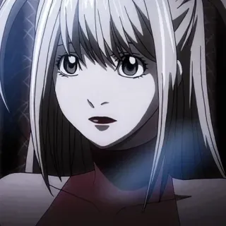 🧦 f4d3b574 Misa Amane Death Note อนิเมะ, มังงะ, ผมบลอนด์, ผู้หญิง, น่ารัก telegram sticker