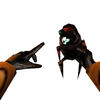 👉 40098298 Half-Life juego, half-life, arma, shooter, alienígena, enemigo, monstruo whatsapp sticker