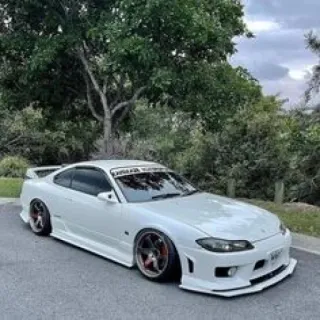 ▫️ 398b4c6b samochód, pojazd, auto, transport, samochód sportowy, biały samochód telegram sticker