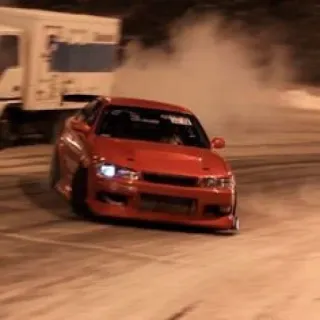 🌁 b6616e12 samochód, drift, motoryzacja, pojazd, transport, auto sportowe telegram sticker