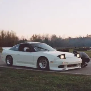 👁️ bfb8f810 samochód, pojazd, auto, transport, biały samochód, automobil telegram sticker