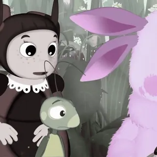 🛸 f4c73f9b 卡通, 昆虫, 动画, 可爱, 自然 whatsapp sticker