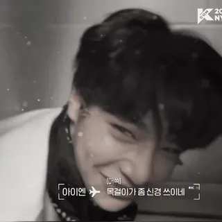 🍽 71cbaa5e 아이엔 목걸이가 좀 신경 쓰이네 whatsapp sticker