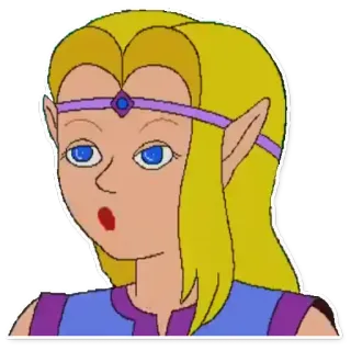 👸 1a6ba7f6 Princess Zelda The Legend of Zelda Trò chơi điện tử, Công chúa, Tóc vàng, Fantasy telegram sticker