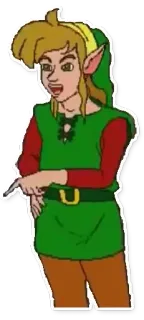 💩 400a9a27 Link The Legend of Zelda trò chơi điện tử, fantasy, anh hùng, hoạt hình, nhân vật telegram sticker