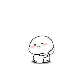 ❤️ 0873a832 cute, kawaii, chibi, sticker, cartoon, blob, adorable whatsapp sticker