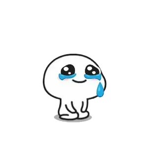 😭 10c9693d crying, sad, emoji, cartoon, emotional, tears whatsapp sticker