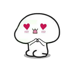 😍 b7e97ded love, heart, cute, cartoon, emoji, kawaii whatsapp sticker