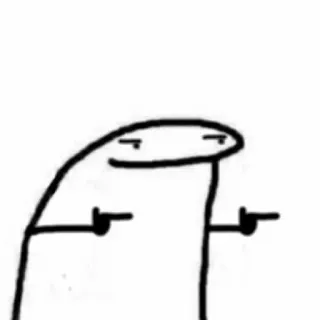 🌝 3b5cbc14 florkofcows, strichmännchen, zeigen, meme, internet meme telegram sticker