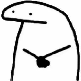 👀 b28125fa Cartoon, Strichmännchen, Zeichnung, Minimalistisch telegram sticker