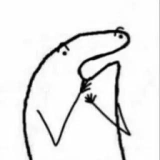 😟 d268a17b Zeichnung, Figur, Lustig, Weiß telegram sticker