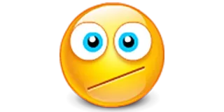 😐 c90c14d4 絵文字, 困惑, 考え中, 表情, 黄色, 顔 telegram sticker