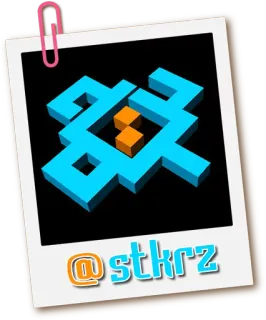 ♠ f8690786 @stkrz ステッカー, アート, デジタル, 幾何学, stkrz telegram sticker