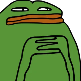 🤔 c490f20c Pepe the Frog Pepe der Frosch, Meme, arrogant, Internet-Meme, Frosch whatsapp sticker