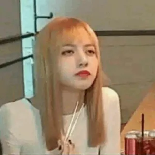 🍕 ef067922 Lisa женщина, девушка, kpop, азиатка, портрет telegram sticker