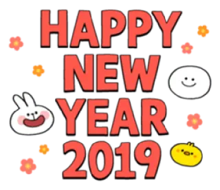 🎉 15c1214c HAPPY
NEW
YEAR
2019 năm mới, hạnh phúc, 2019, lễ kỷ niệm, lời chúc telegram sticker
