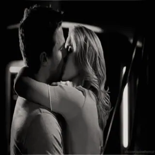 😍 a780bf46 baiser, couple, romance, amour, affection whatsapp sticker