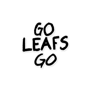 🍁 f7b74ce7 GO LEAFS GO 冰球, 体育, 多伦多枫叶队, 枫叶队 telegram sticker
