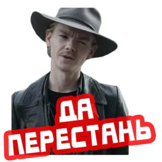 🤫 032eaf3d ДА ПЕРЕСТАНЬ 러시아어, 멈춤, 표정, 밈, 인용구 telegram sticker