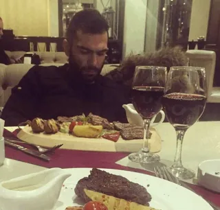 😪 928db0dd food, steak, wine, restaurant, meal, dinner telegram sticker